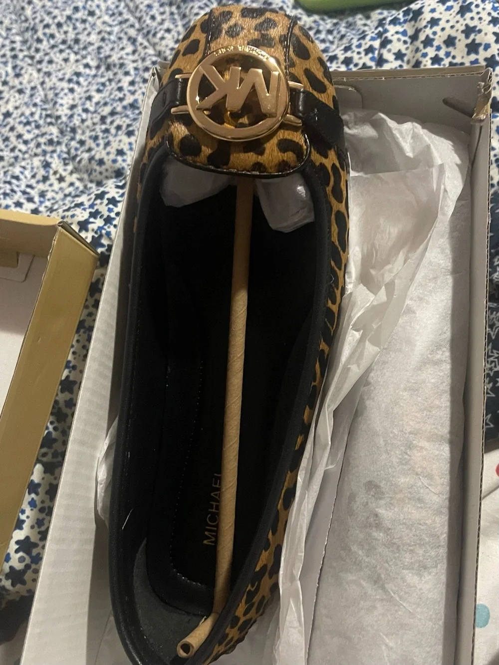 Michael Kors Fulton Moccasin - Deer Multi Cheetah Print - Picture 4 of 6
